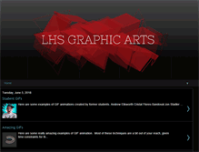 Tablet Screenshot of lhsgraphicarts.com